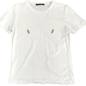 RARE Brandy Melville White Lightning Bolt Tshirt⚡️